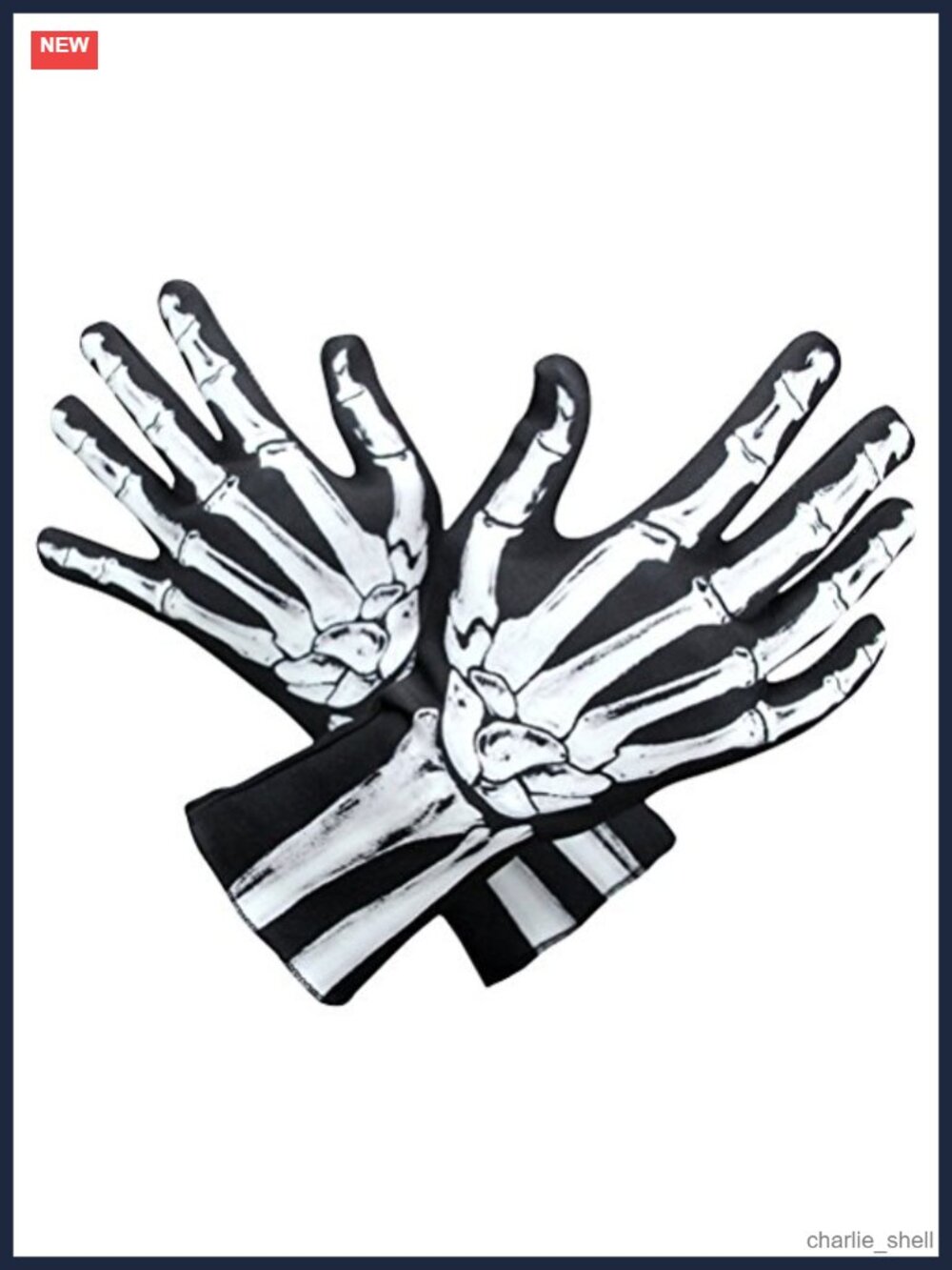 Halloween Skeleton Gloves Full Finger Cosplay Costume Accessories